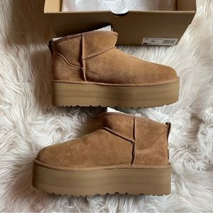 UGG Ultra Mini Platform Chestnut W10/M9 - BRAND NEW